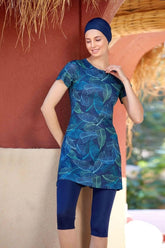 Rozamay Burkini Swimsuit-9304-B  Voile